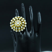 Adjustable Kundan Ring 8980-100