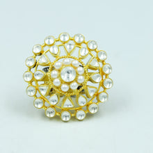 Adjustable Kundan Ring 8980-100