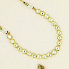 Round Neck Kundan Necklace Set 12179-28