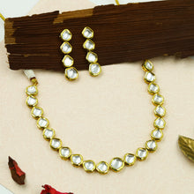 Round Neck Kundan Necklace Set 12179-28