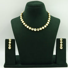 Round Neck Kundan Necklace Set 12179-28