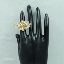 Adjustable Zircon/AD Ring 8948-100