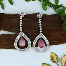 Danglers Zircon/AD Earring 6050-08