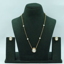 Sabyasachi Inspired Moissanite Light Kundan Pendant Set 16802-87