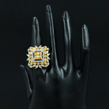 Adjustable Zircon/AD Ring 8964-100