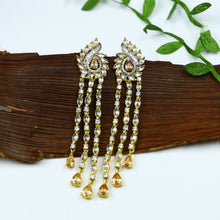 Champagne Zircon/AD Earring 1352-5417