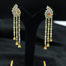 Champagne Zircon/AD Earring 1352-5417