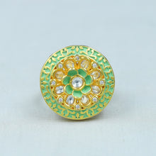 Adjustable Kundan Ring 8982-100