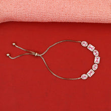 Zircon/AD Adjustable Bracelet 5030-05