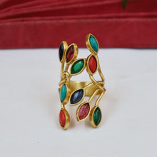 Sabya Inspired Antique Gold Ring 19992-87