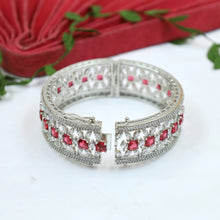 Zircon/AD Ruby Bracelet/ Single Kada 13203-0032