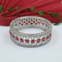 Zircon/AD Ruby Bracelet/ Single Kada 13203-0032