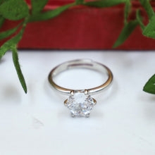 Zircon/AD Solitaire Ring 19406-69