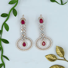 Rose Gold Zircon/AD Earring 5487-69