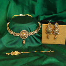 Gold Look Necklace Set 12780-9333