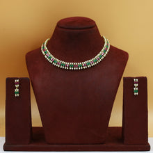 Round Neck Jadau Necklace Set 11541-65