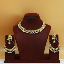 Round Neck Jadau Necklace Set 5794-73