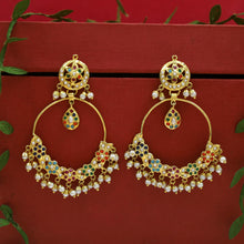 Round Neck Jadau Necklace Set 5794-73