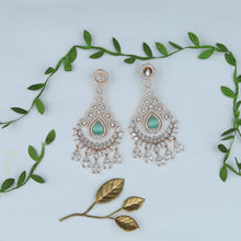 Mint Green Zircon/AD Earring 9854-4998