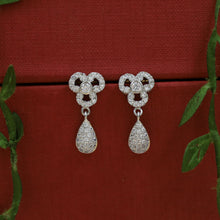 Silver Plated Light Zircon/AD Necklace Set 2418-6483