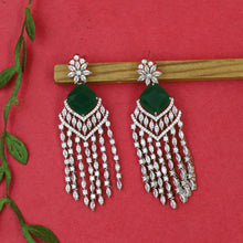 Manish Malhotra Inspired Round Neck Zircon/AD Necklace Set 11897-69