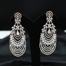 Rose Gold Zircon/AD Earring