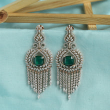 Rose Gold Polish Zircon/AD Earring 6698-69