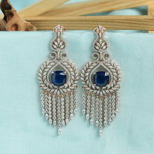 Rose Gold Polish Zircon/AD Earring 6698-69