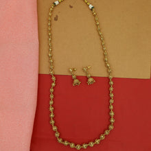 Gold Plated Beads Necklace Set 18783