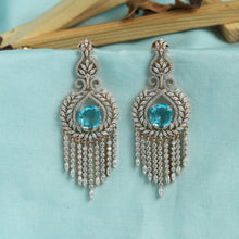 Rose Gold Polish Zircon/AD Earring 6698-69