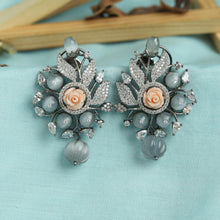 Gray Zircon/AD Light Earring 17702