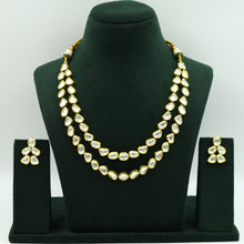 Round Neck Kundan Necklace Set 12195-28