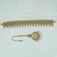 Pink Antique Choker Set 13447-0505
