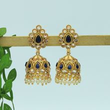 Blue Gold Look Earring 5073-9138