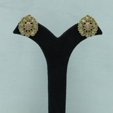 Pink Antique Necklace Set 13451-0516