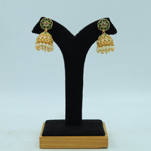 Green Gold Look Earring 5100-9165