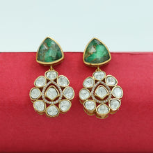 Sabyasachi Inspired Moissanite Round Neck Kundan Necklace Set 16811-87