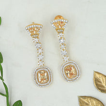 Champagne Zircon/AD Earring 6532-1225