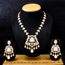 Sabyasachi Inspired Round Neck Kundan Necklace Set 10570-87