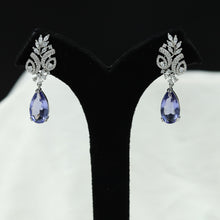 Silver Polish Zircon/AD Earring 6691-69