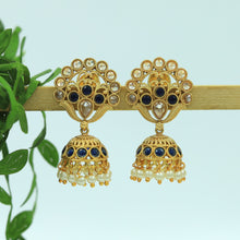 Blue Gold Look Earring 5144-9209