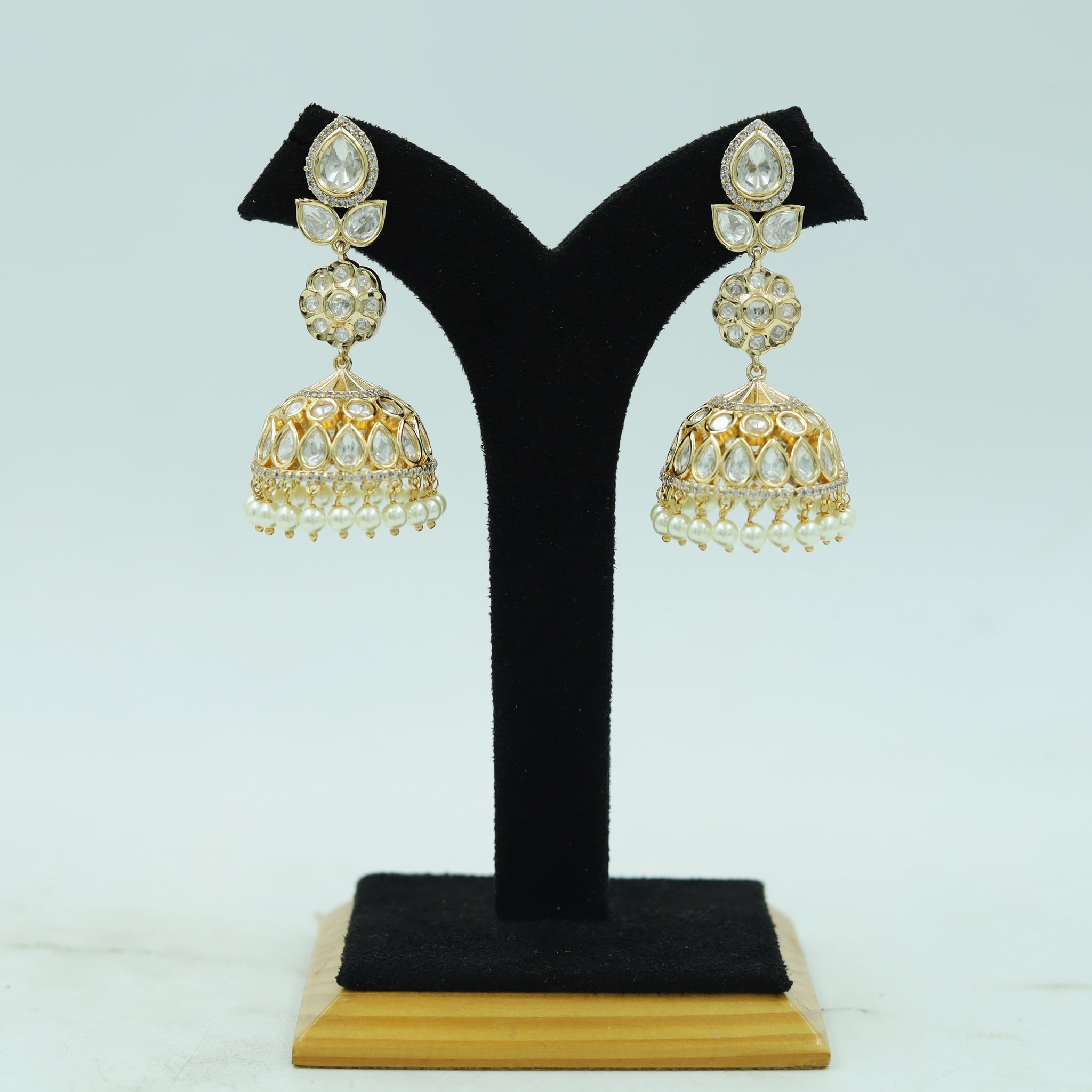 Jhumki Kundan Earring 16761-28