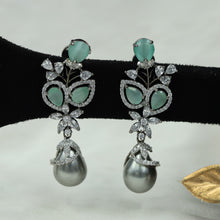Mint Green Zircon/AD Earring 16443-3590