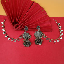 Jhumki Oxidized Earring 18549-28