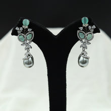 Mint Green Zircon/AD Earring 16443-3590