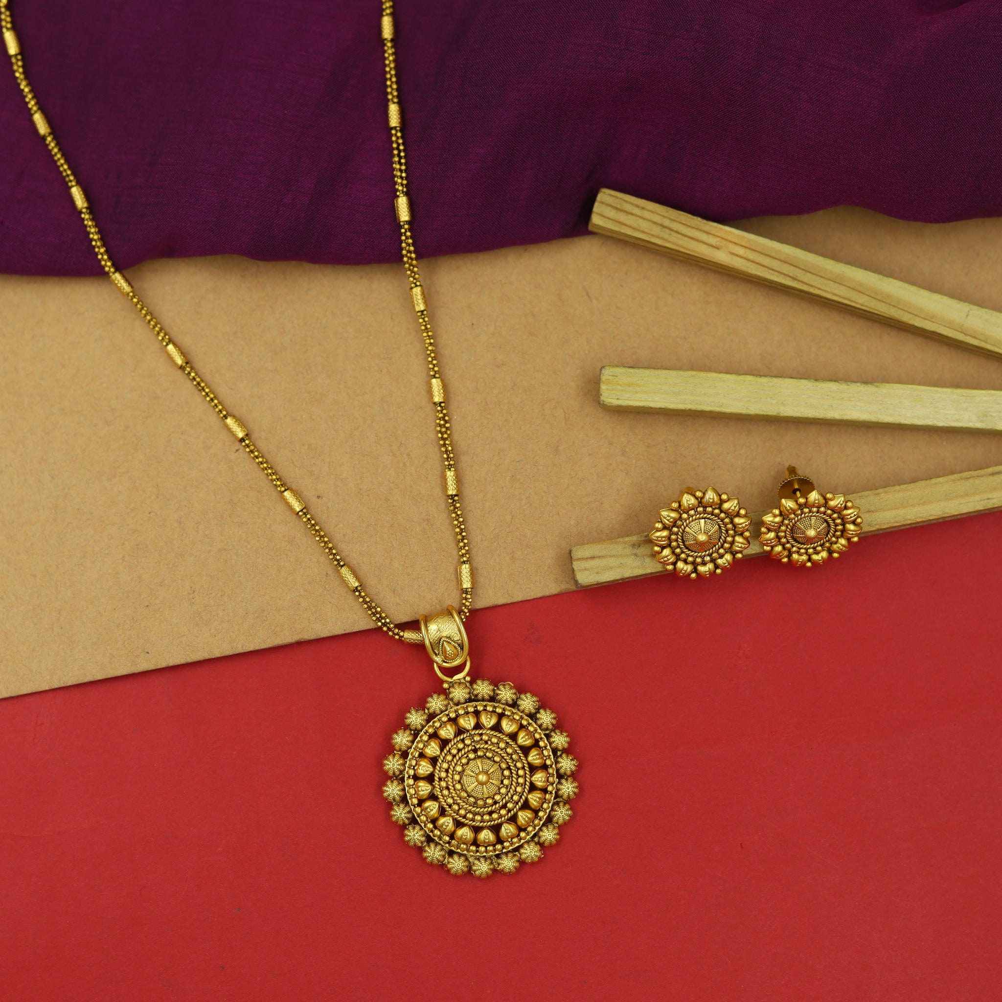 Light Antique Pendant Set 16786-28
