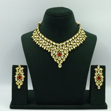 Ruby Kundan Necklace Set 8226-2082
