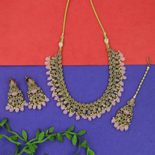 Round Neck Antique Necklace Set 4654-33