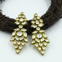 White Kundan Necklace Set 7520-1035