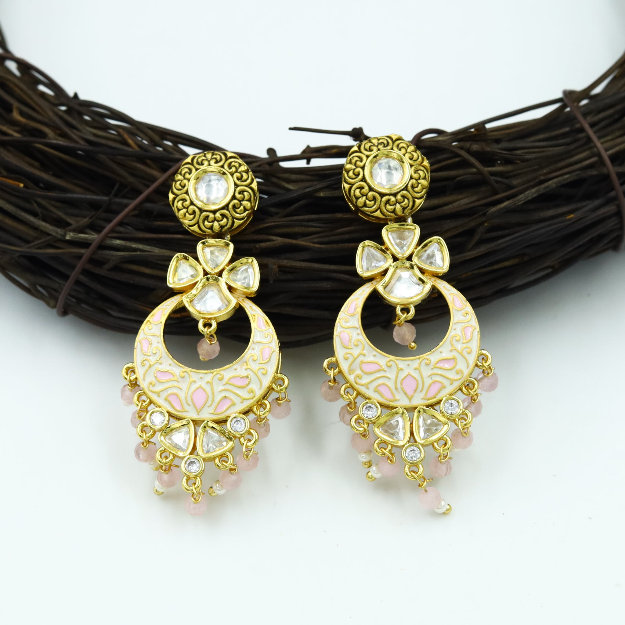 Choker Kundan Necklace Set 3703-28